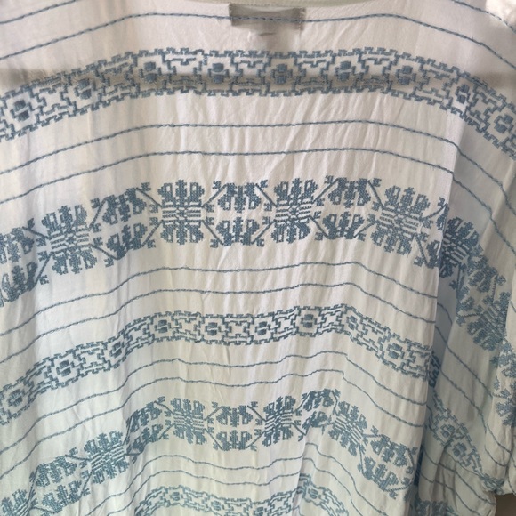 Torrid Blue & White Floral Cardigan - 2/3 - Picture 8 of 9